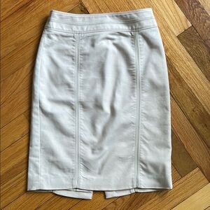 White House Black Market - Beige - Knee-Length Pencil Skirt - lined